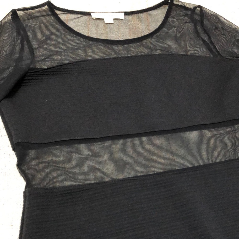 Painted Threads Mesh Dress - Picture 3 of 5